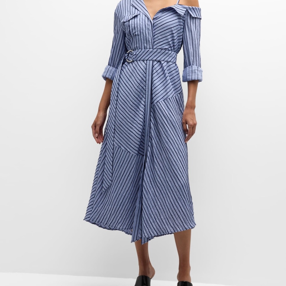 5a7 Sinc a Sept Marcella Dress Navy Raincloud
